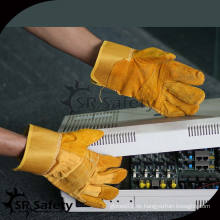 SRSAFETY 10.5 &quot;gepatchte Palme Kuh geteilten Lederhandschuh